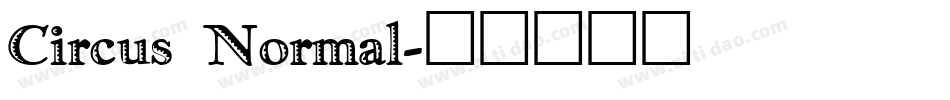 Circus Normal字体转换